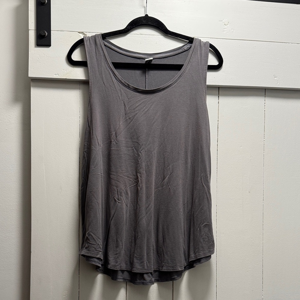 Old Navy Luxe Swing Tank Top Gray Large L